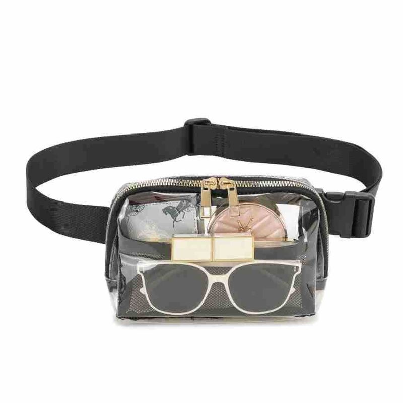 Customized Tote Bag Durable and Transparent Slant Cross Waist Pack for Outdoor Sports