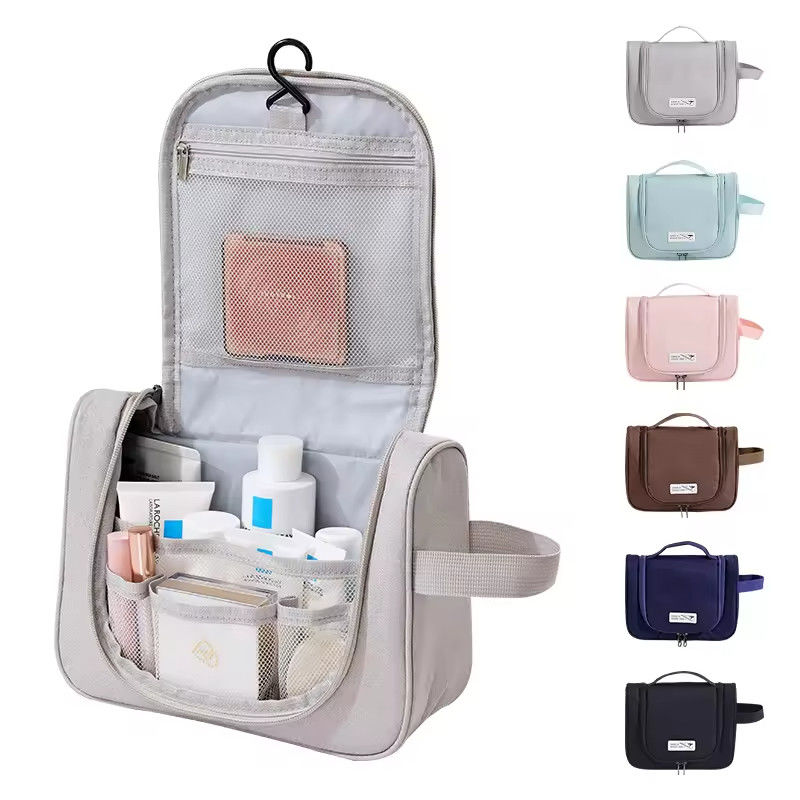Customized Color Polyester Hanging Toiletry Bag Perfect for Women's Daily Life Needs