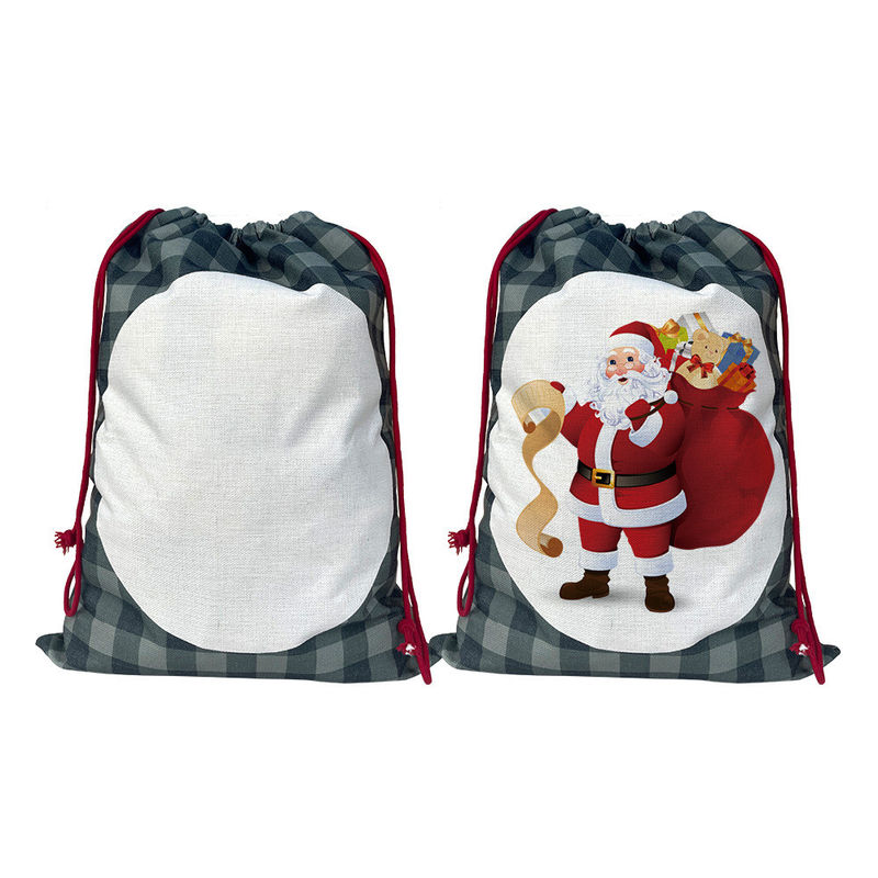 Newest Fashinable 2024 Christmas Gifts Bag Santa Sacks Drawstring Bag Customized Color