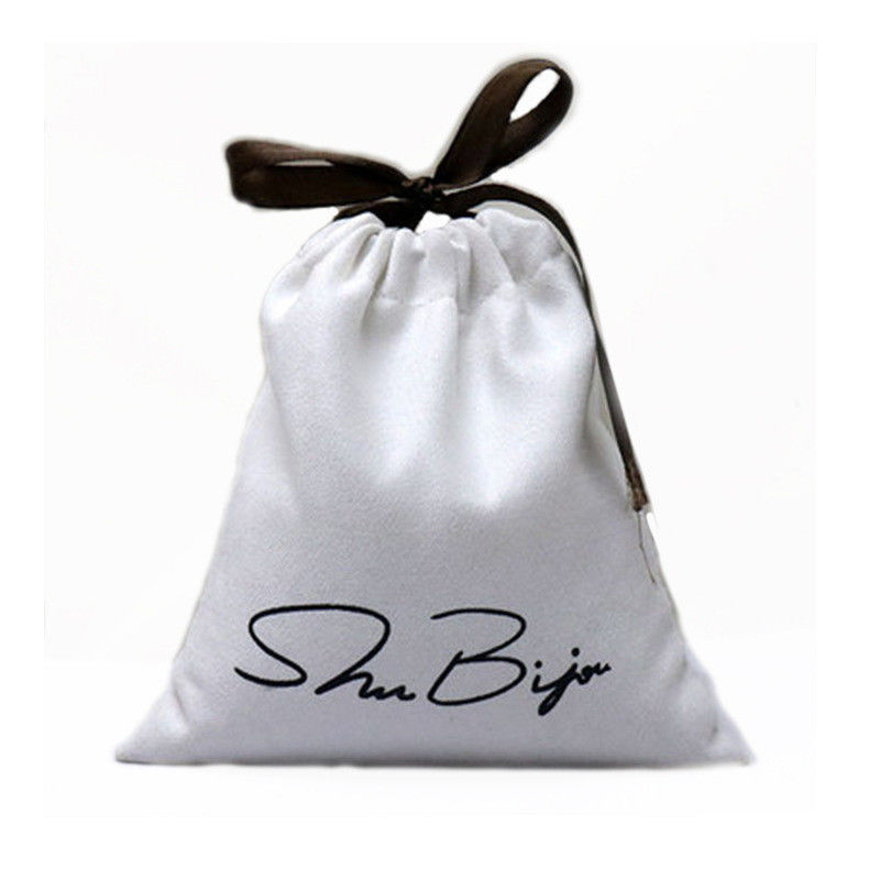 Customized Linen Cotton Canvas Drawstring Bag with Customized Color and Logo
