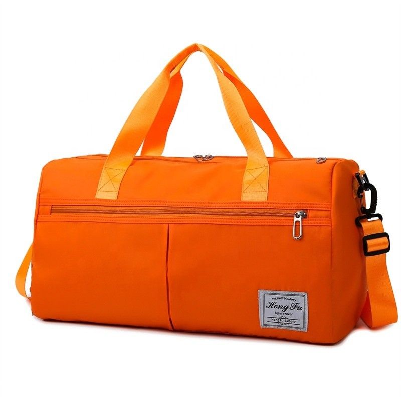 Large Capacity Custom Logo Sports Canvas Gym Bags for Unisex Weekender Travel Workout