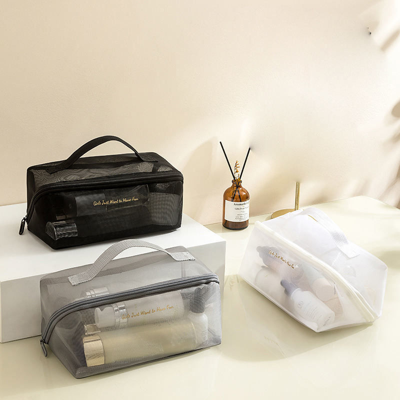 Custom Logo Zipper Makeup Organizer Storage Pouch for Travel and More