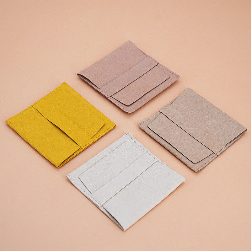 Custom Logo Jewelry Pouch Packaging with Customized Color and Microfiber Envelope