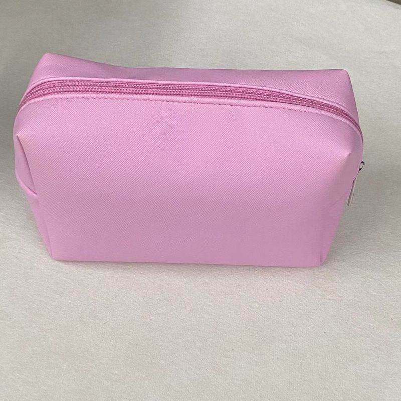 Mix Color Cotton Pu Cosmetic Makeup Bag Blank Dust Wash Pouch with Customized Color