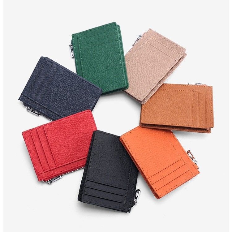 Custom Logo Accepted Newest Minimalist Front Pocket Rfid Wallet Card Holder For Men