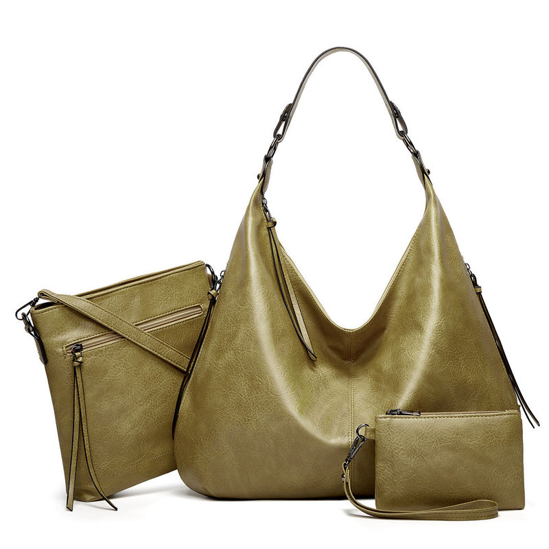 Vintage Leather Tote Crossbody Bag The Perfect Addition to Your Daily School Life