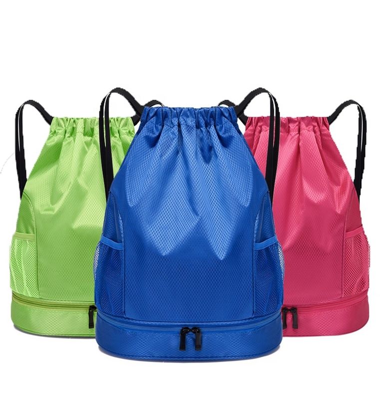 Accepable OEM/ODM Waterproof Drawstring Backpack for Women Men Sport Beach Gym Bag