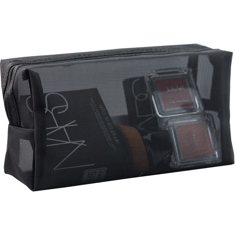 Transparent Mesh Toiletries Bag For Business Travel Portable Wash Shower Cosmetic Bag