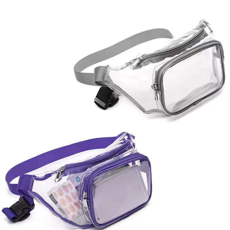 Custom Outdoor Water Proof PVC Clear Fanny Pack OEM/ODM Perfect for Men and Women on the Go