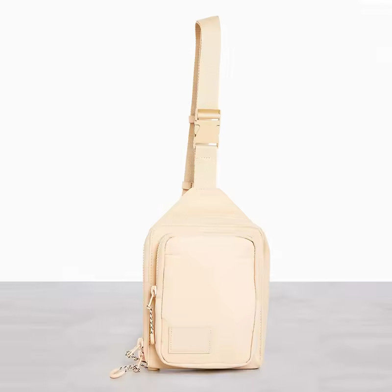 Custom Logo Messenger Mini Nylon Water Bottle Carrier Cross Chest Bag Acceptable OEM/ODM