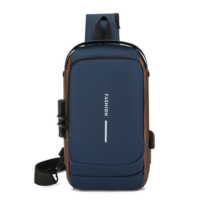Acceptable OEM/ODM PU Men's Vintage Leather Crossbody Bag for Cell Phone