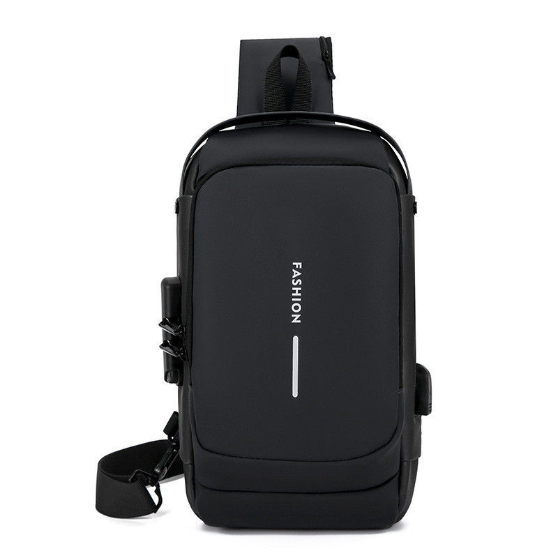 Secure Men's Messenger Bag Waterproof and Anti-theft for Casual Office Outside or Date