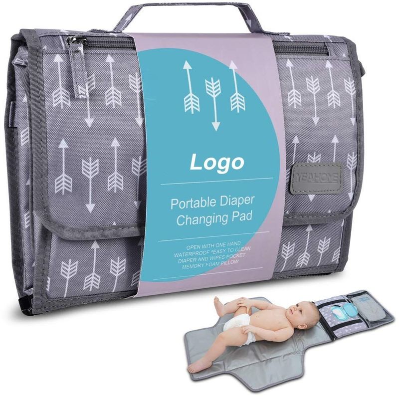 Baby Diaper Bag Customized Color Fashion Diaper Bags Nappy Wet Bag with Solid Pattern
