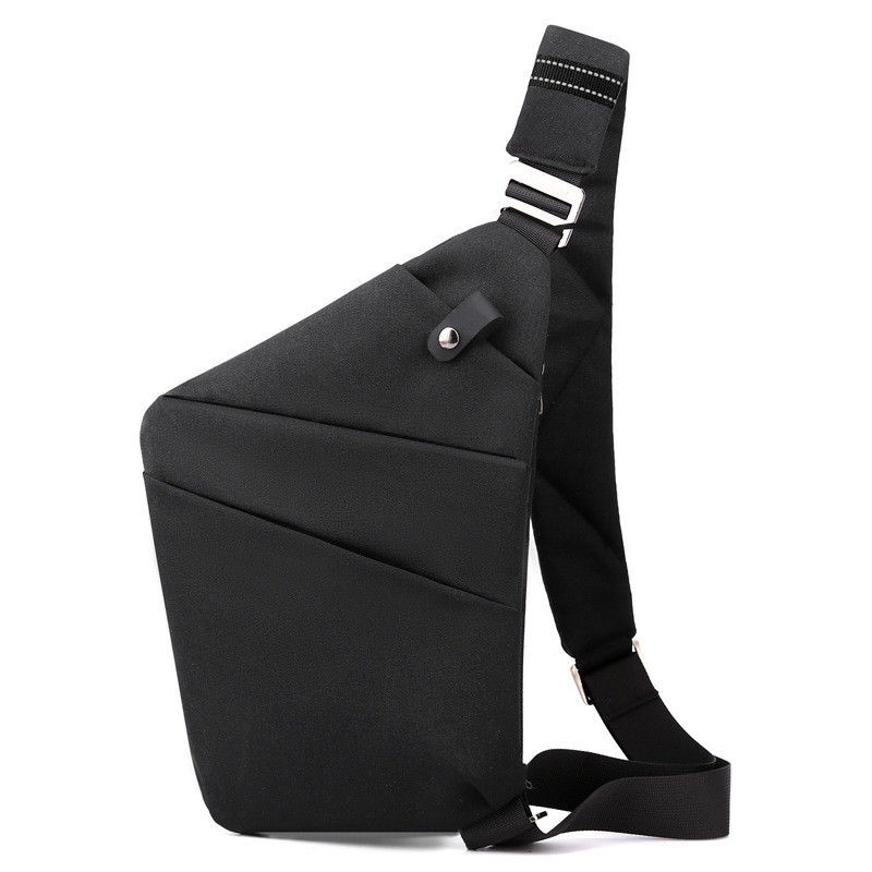 Customized Multi-function Anti-theft Chest Sling Bag Crossbody Messenger Bag for Men
