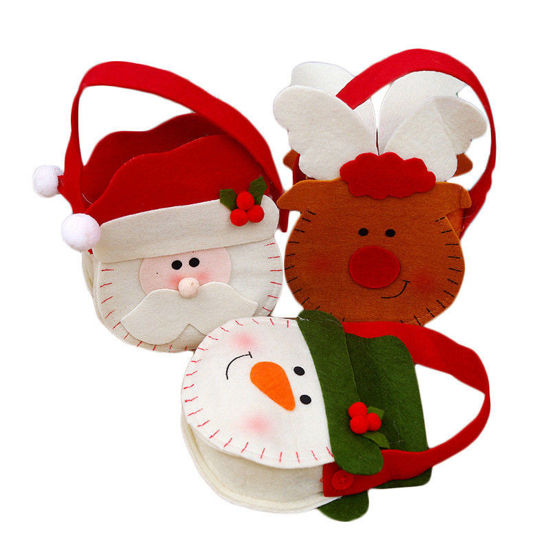 Variety Of Closing Apple Bag Made from Recycled Materials for Children's Small Gift