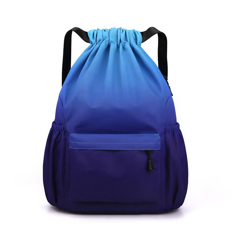Custom Color Printed Practical Lightweight Durable Waterproof Drawstring Gym Backpack