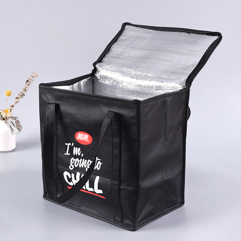 Insulated Non Woven Picnic Ice Pack Lunch Cooler Shopping Bag with Customized Color