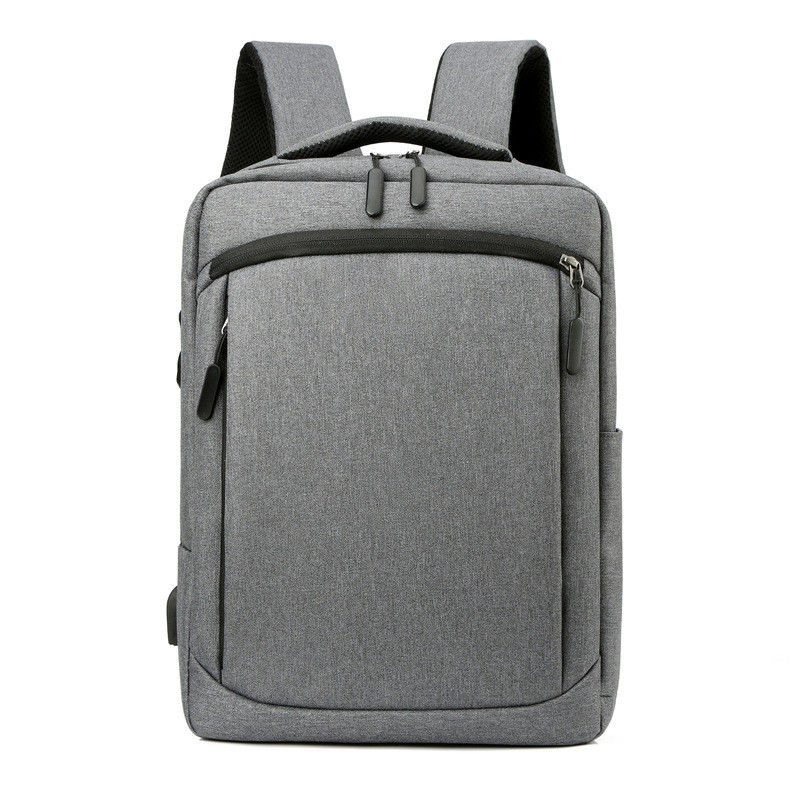 High Capacity Customized Logo Oxford Laptop Backpack with USB Port and Unisex Design