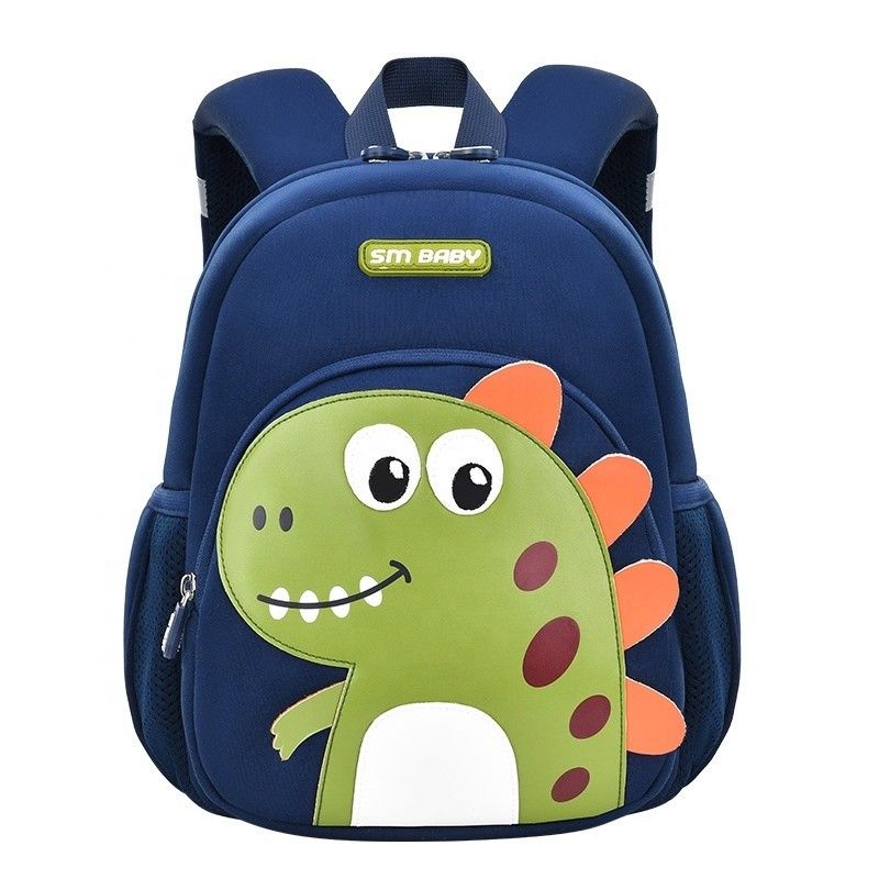 Waterproof Cartoon Dinosaur Printed School Bag Set for Boys and Girls OEM/ODM Acceptable