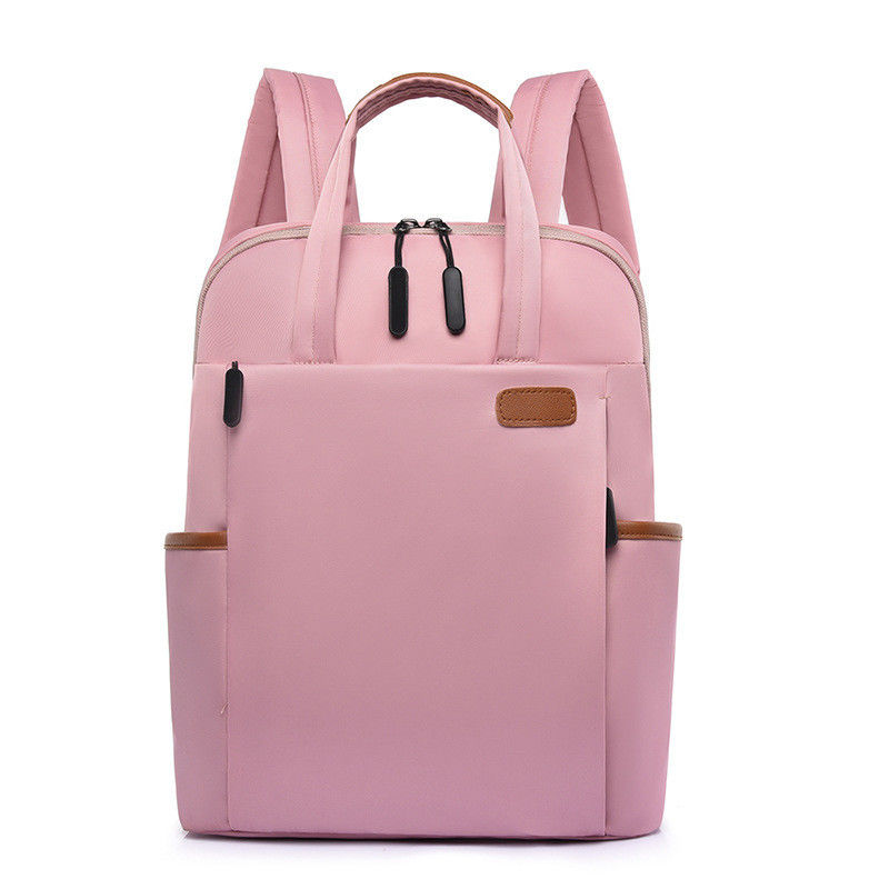 Customized Color Women's Outdoor Travel Laptop Bag Backpack with Computer Interlayer