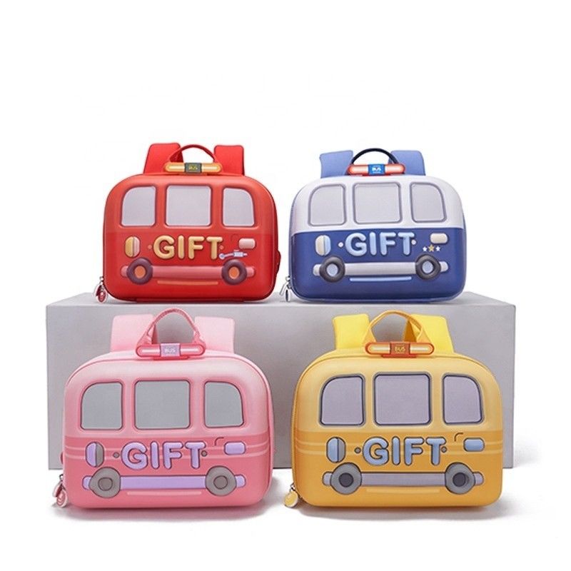 Unisex PVC Children's School Backpack for Girls Boys Cartoon Waterproof Kids School Bags