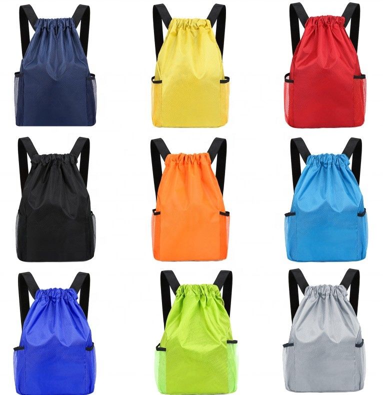 Customized Color Waterproof Drawstring Backpack for Outdoor Adventures and Sports
