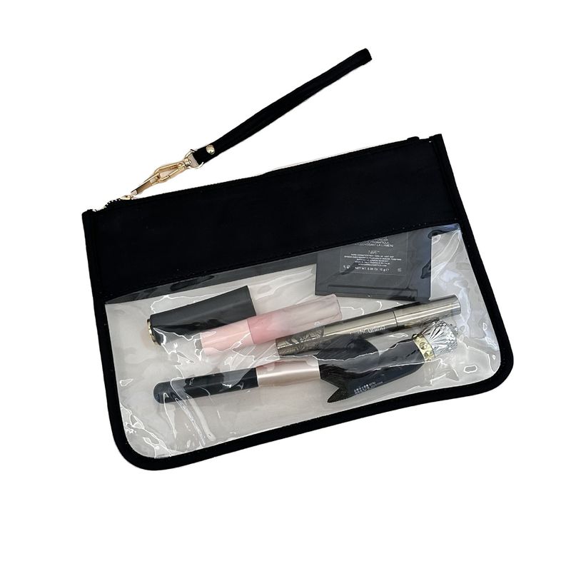 Customized Color Clear Makeup Pouch for Organizing Cosmetic and Personal Items in Bulk