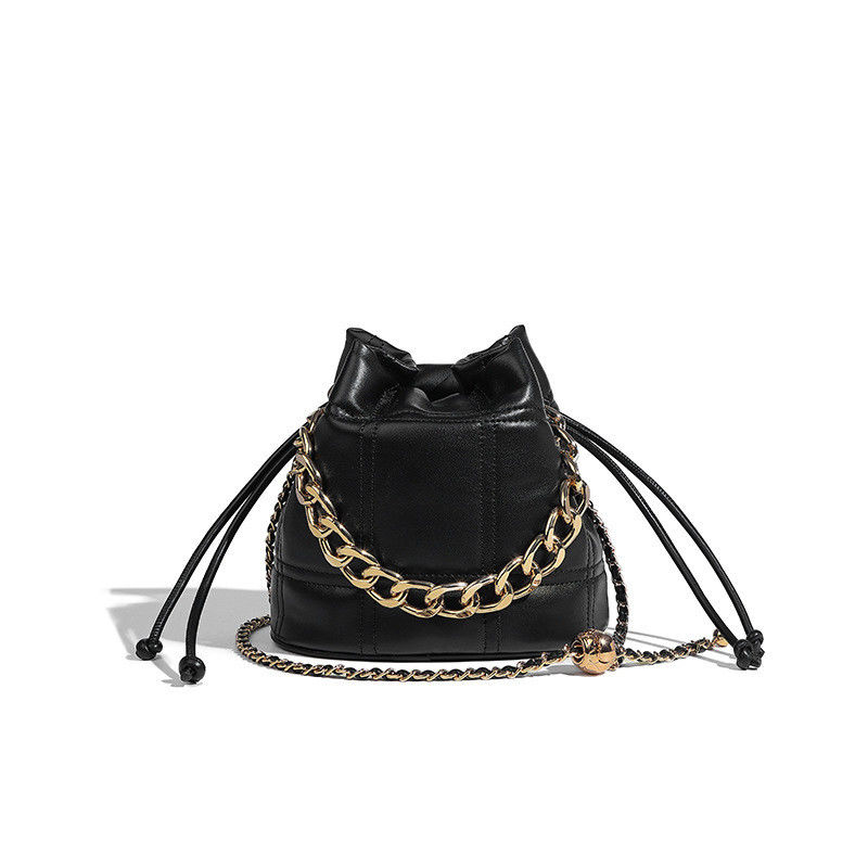 2024 Design Fashion Leather Cross Body One Shoulder Small Bag Bucket Bag for Women's