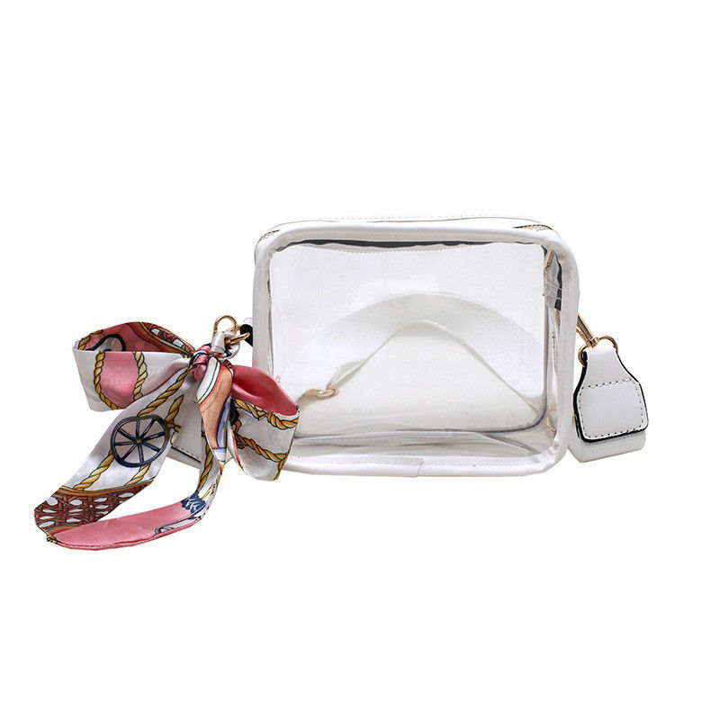 Seasonal Eco Friendly Heavy Duty PVC Cross Body Bag in 11 Colors for Women Fashion Style