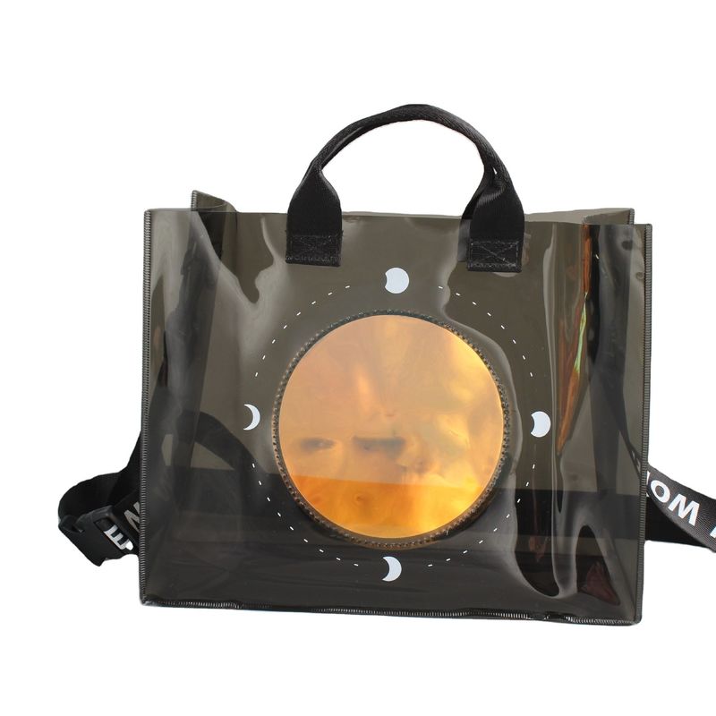 Customized Color PVC Tote Bag for Fashionable and Clear Shopping Needs
