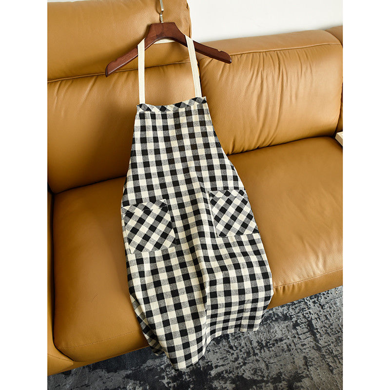 Daily Life Printing Methods Foil print Apron for Salon Attendants in Simple Fashion