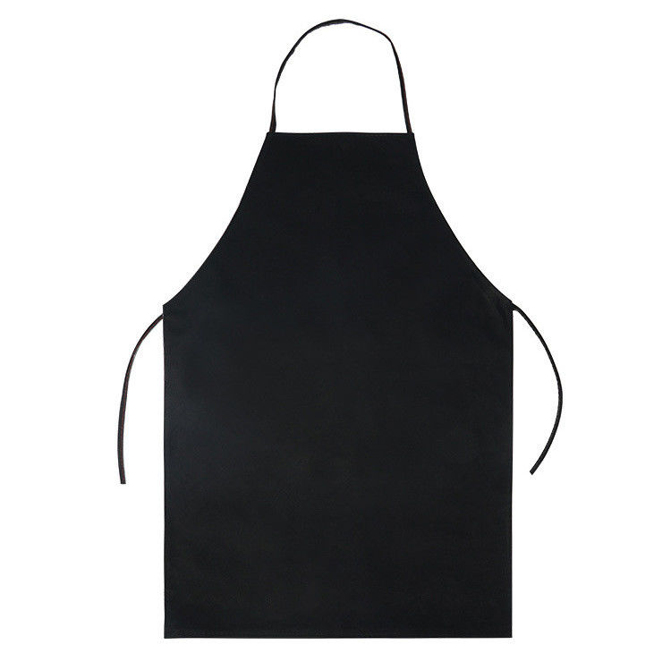 Plain Cotton Barber Leather Aprons for Custom Coffee Shop Chef Restaurant Work Tool