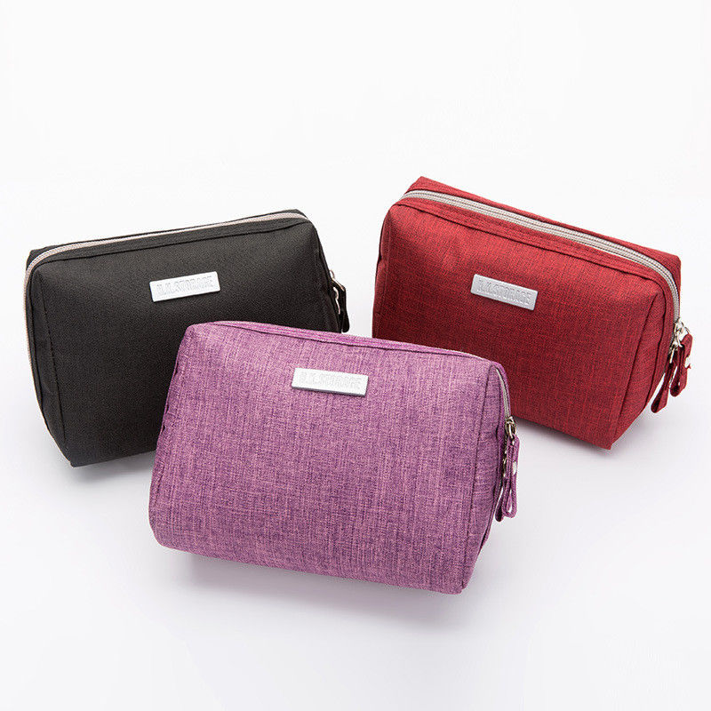 Customized Pattern Logo Print Oxford Cloth Travel Storage Bag for Waterproof Toiletries