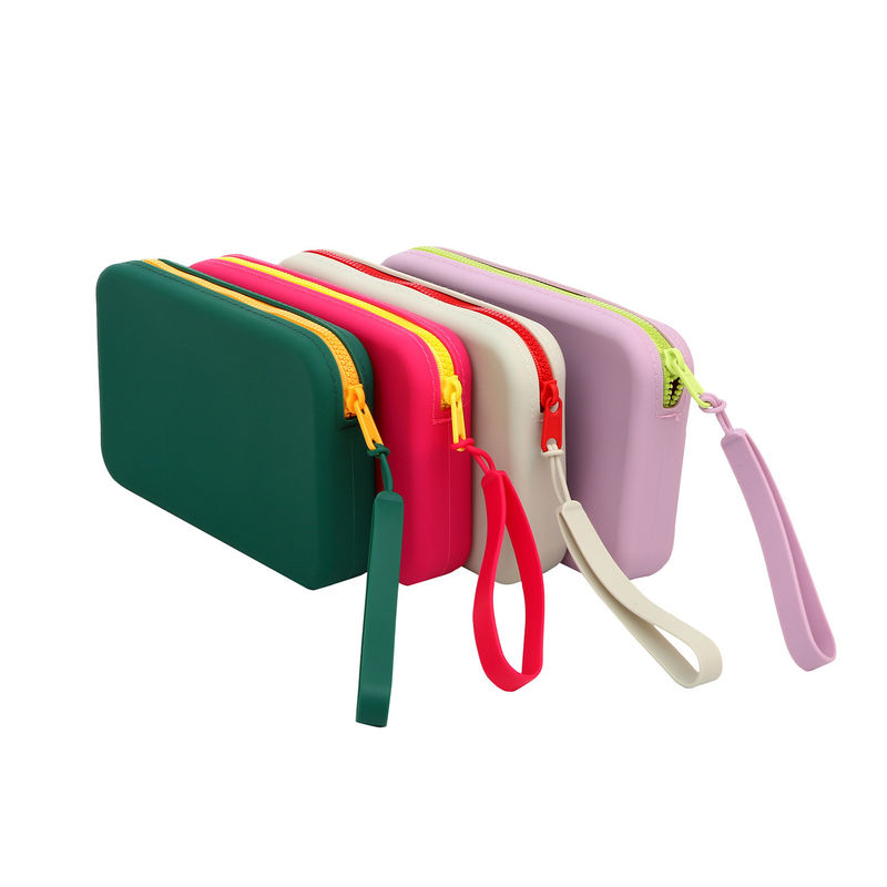 Digital Production Storage Bag with Logo Waterproof Cosmetic Bag Silicone Makeup Brush