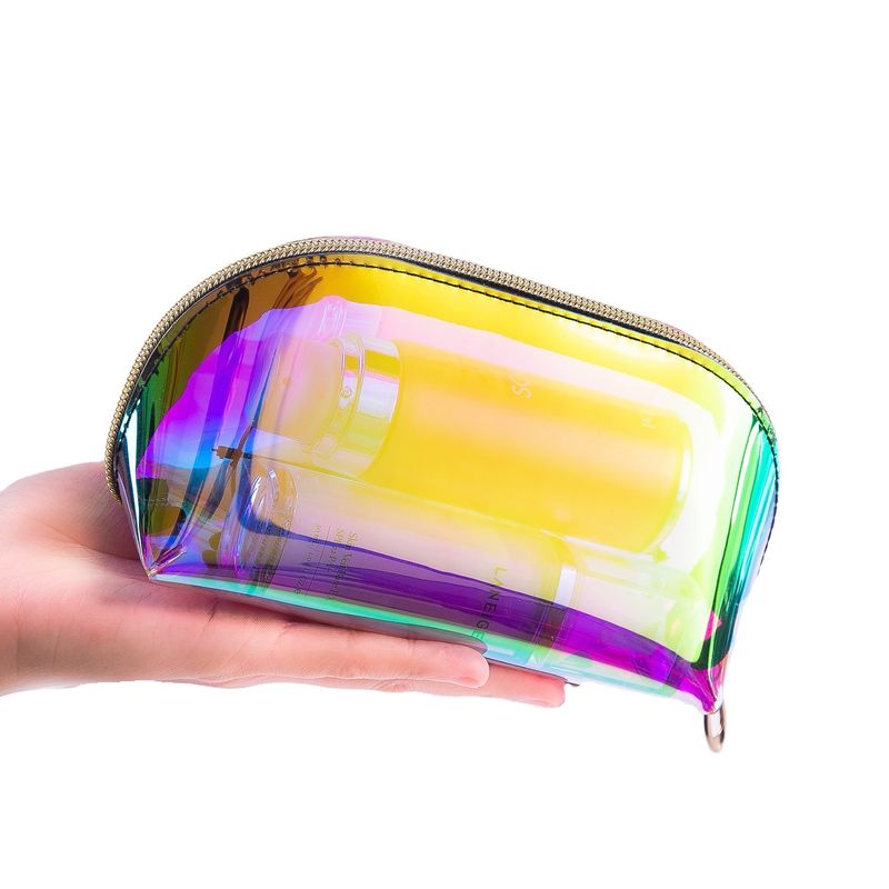 Customized TPU Laser Cosmetic Bag Logo Printed for Portable Storage by Chic Ritzy