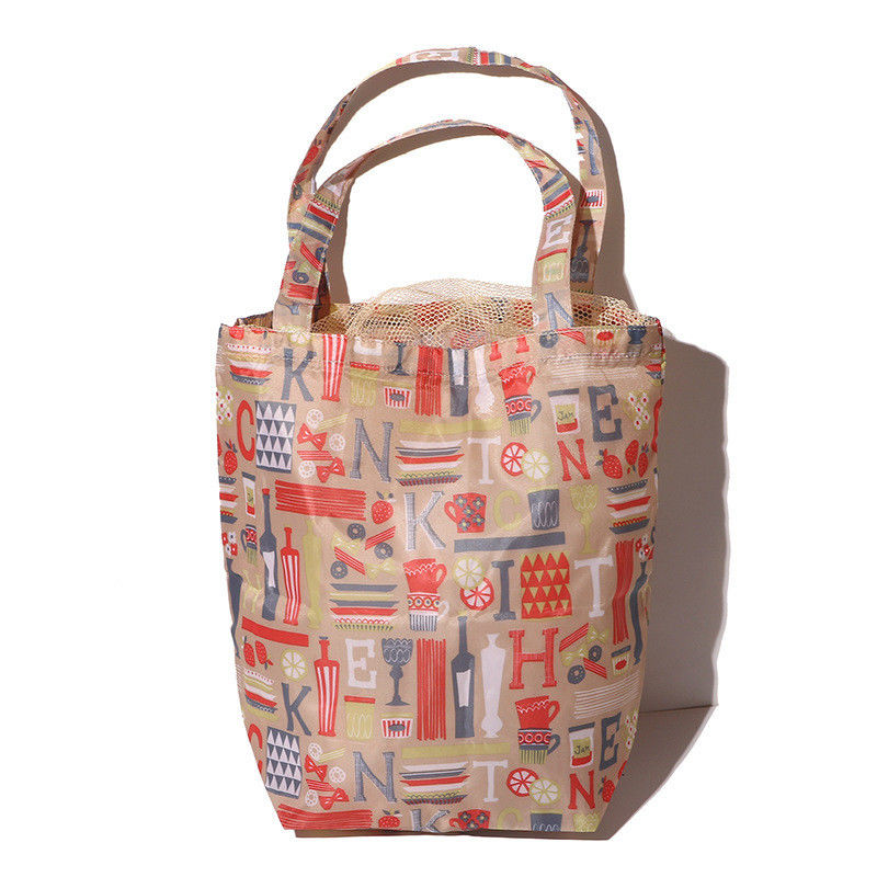 Custom Logo Accepted Polyester Patchwork Mesh Drawstring Bags for Makeup Cosmetic Needs