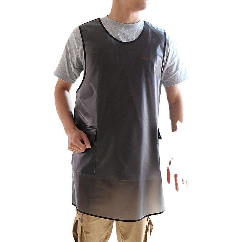 Custom Logo TPU Apron Fashion Restaurant Waterproof Apron for Wait Staff Uniform Needs