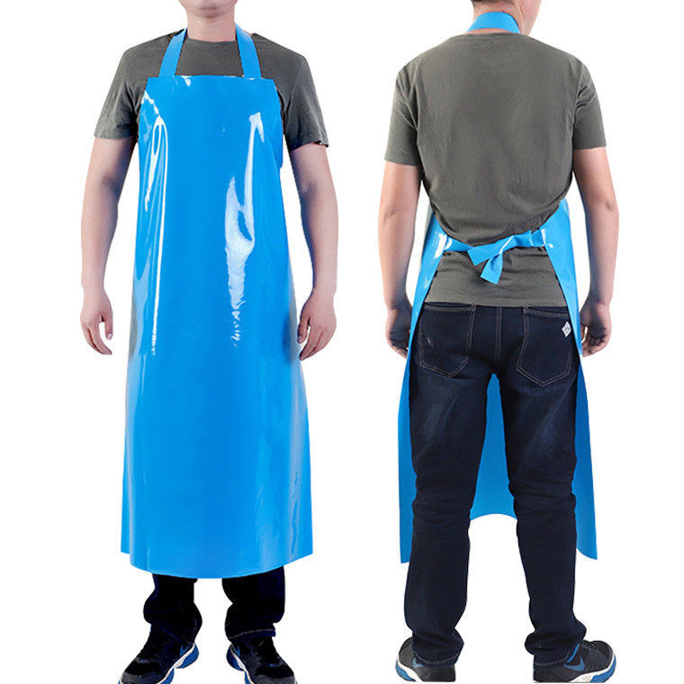 Restaurant Bar Custom Logo Printed Waterproof Plastic Rubber Vinyl Bib Welding Butcher TPU Apron
