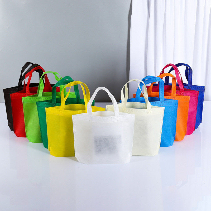 Customized Color Non-Woven Grocery Totebag for Gift Bag Non Woven Fabric Shopping Tote