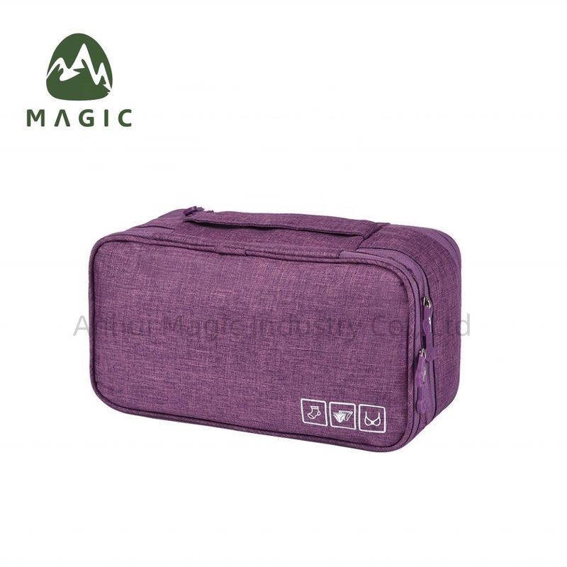 Custom Logo Printed Travel Storage Bag for Fashionable and Organized Makeup Storage