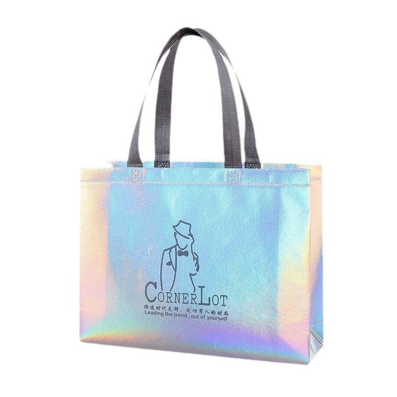 Nonwoven Laser Grocery Bag for Daily Shopping Needs and Customized Color