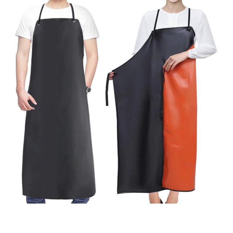 Handmade Leather Custom Logo Printing Apron Heat Resistance BBQ Work Tool Apron for Men