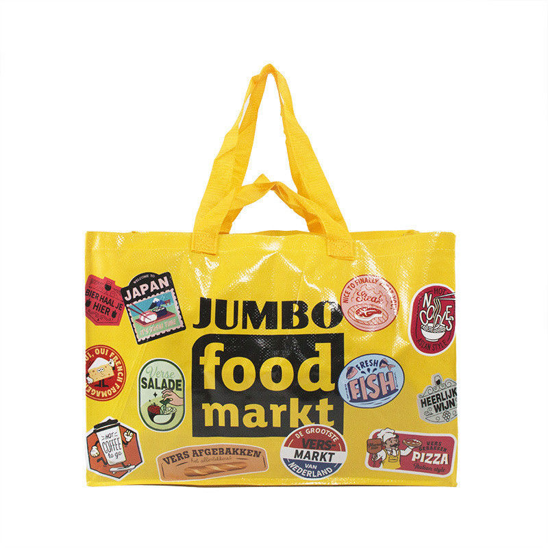 Handled Style Customized Tote Bag for Non-woven Drawstring Bag and Laminated Coating