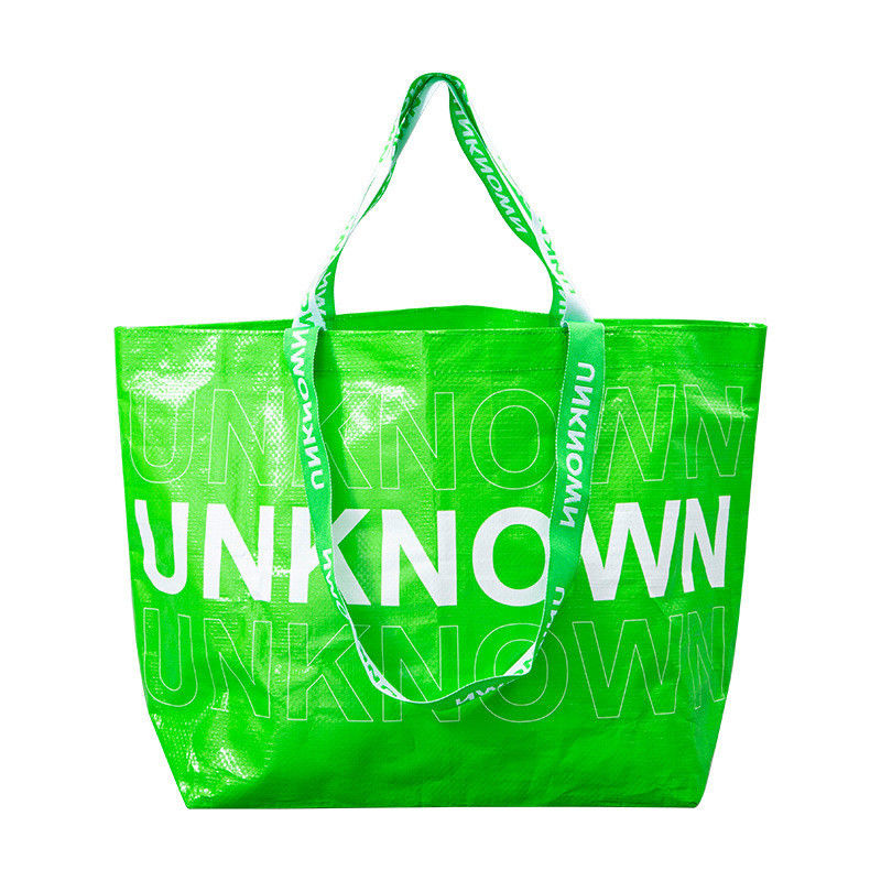 Custom Printing PP Woven Laminated Shopping Bags with Custom Logos in Customized Color