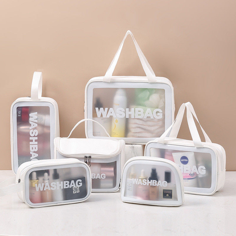 Zipper Closure Custom Pouch Beauty Makeup Bag with Printed Logo and Travel Cosmetic Bag