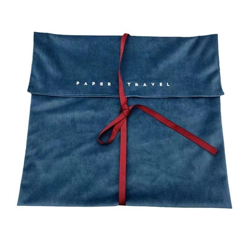 Custom Logo Printed Bowknot Flip Packaging Bag for Vintage Style Packaging Solutions