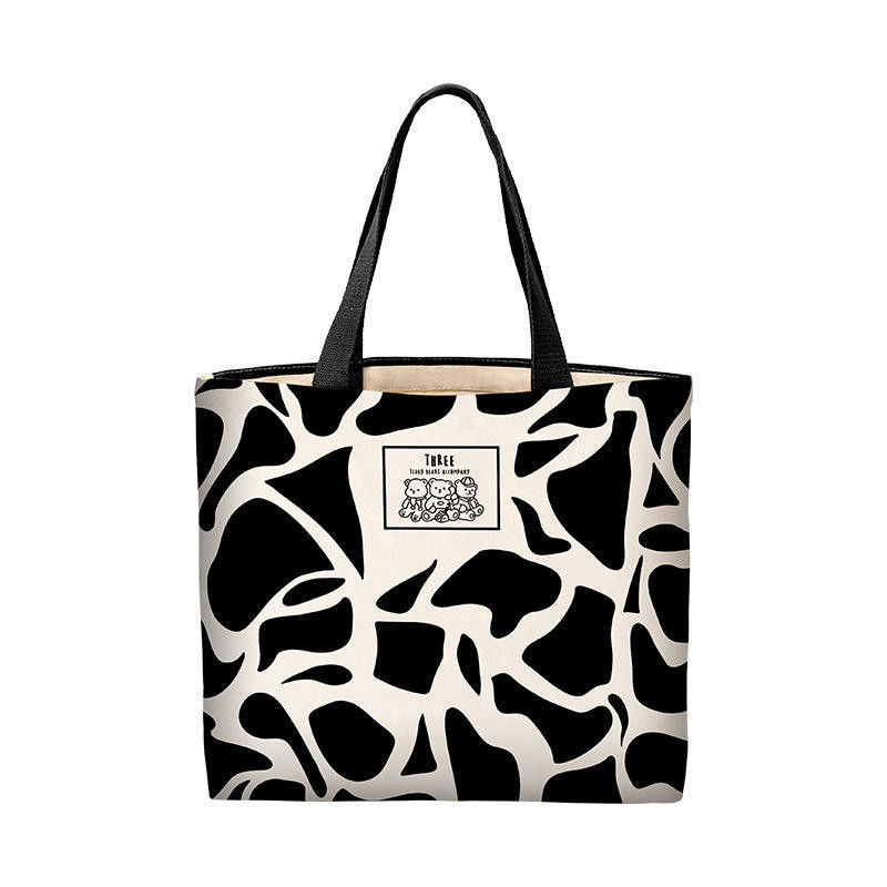 Open Closure Corduroy Tote Bag for Girls Classy Design and Customized Color