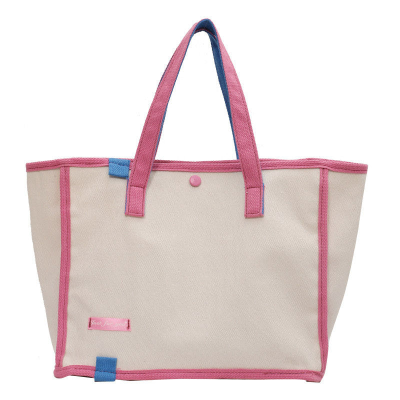 Fashion Recycled Natural Plain Custom Eco Friendly Print Canvas Cotton Tote Shopping Bag