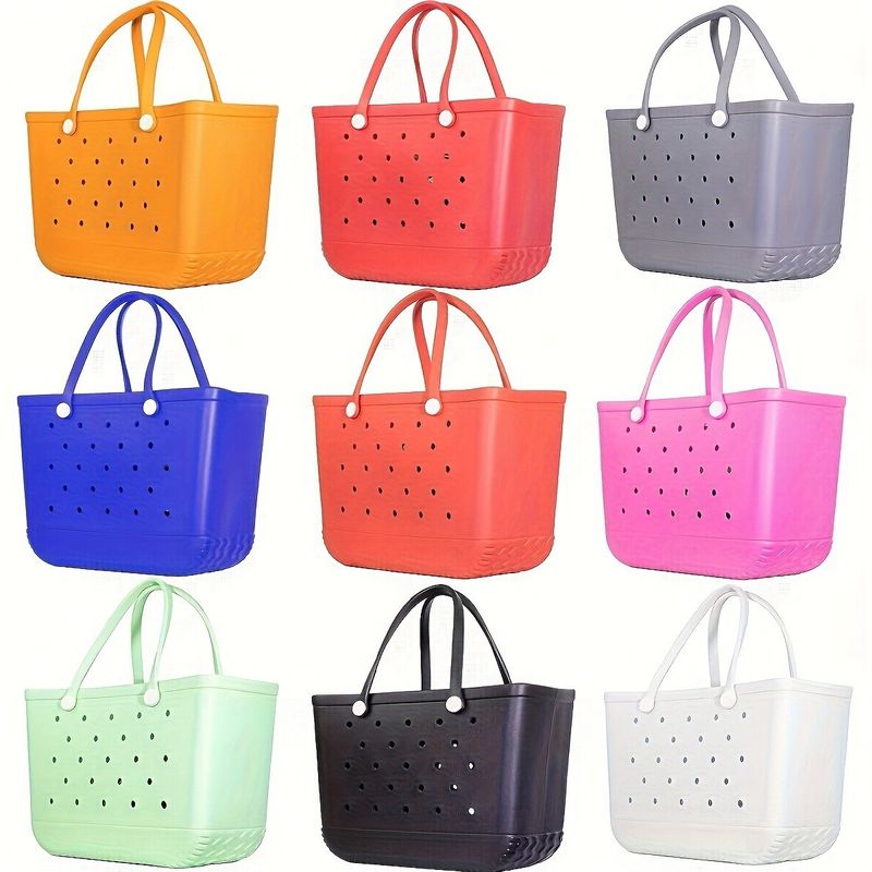 Customized Color Women Fashion Shopping Hand Bags Shoulder Bag Waterproof Summer Beach Bag