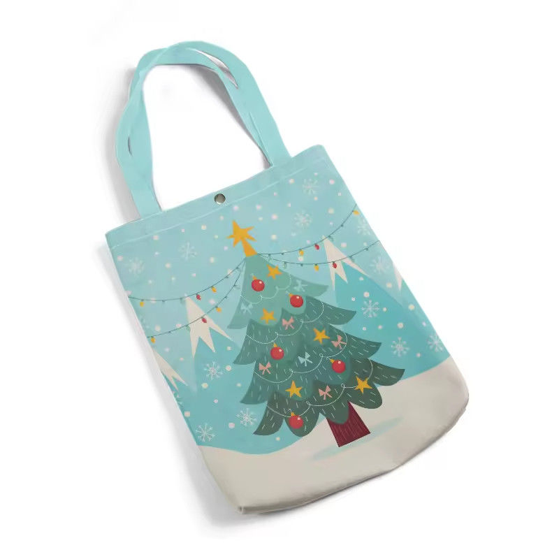Newest Fashinable Style Custom Shopping Bag Canvas Tote Bags with Full Color Printing